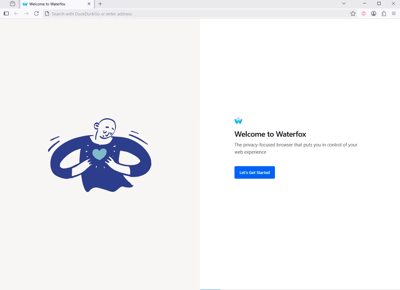 Waterfox — Screenshot 1